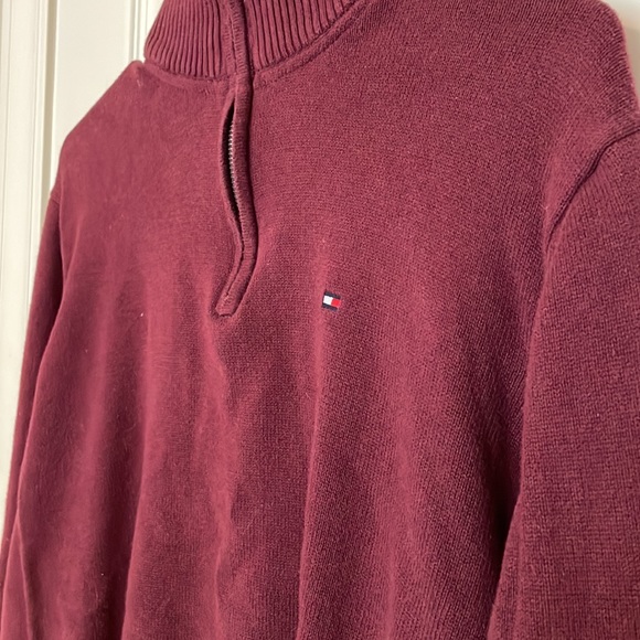 Tommy Hilfiger Quarter Zip Pullover - Picture 2 of 4